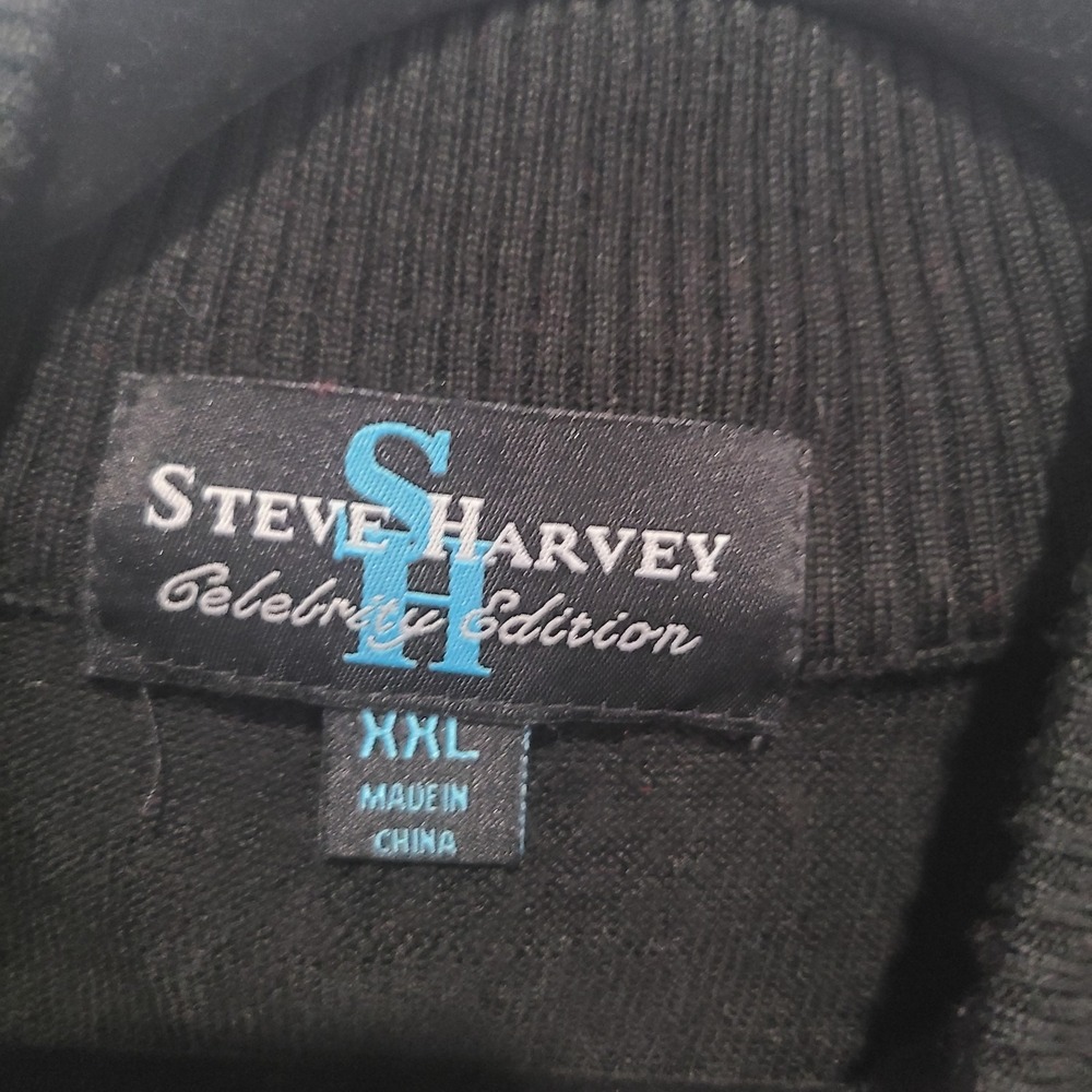 Steve Harvey 2XL Striped Multi-Color Celebrity Edition Sweater Top - Picture 2 of 7